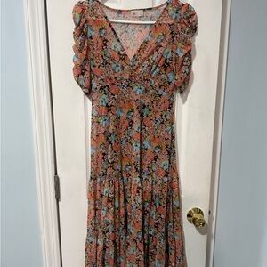Floral V-Neck Dress